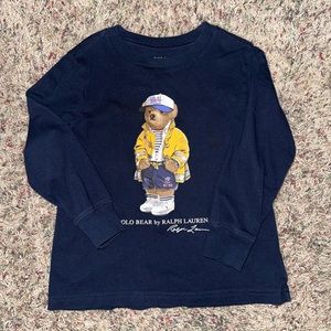 Toddler Polo Bear Cotton Long Sleeve